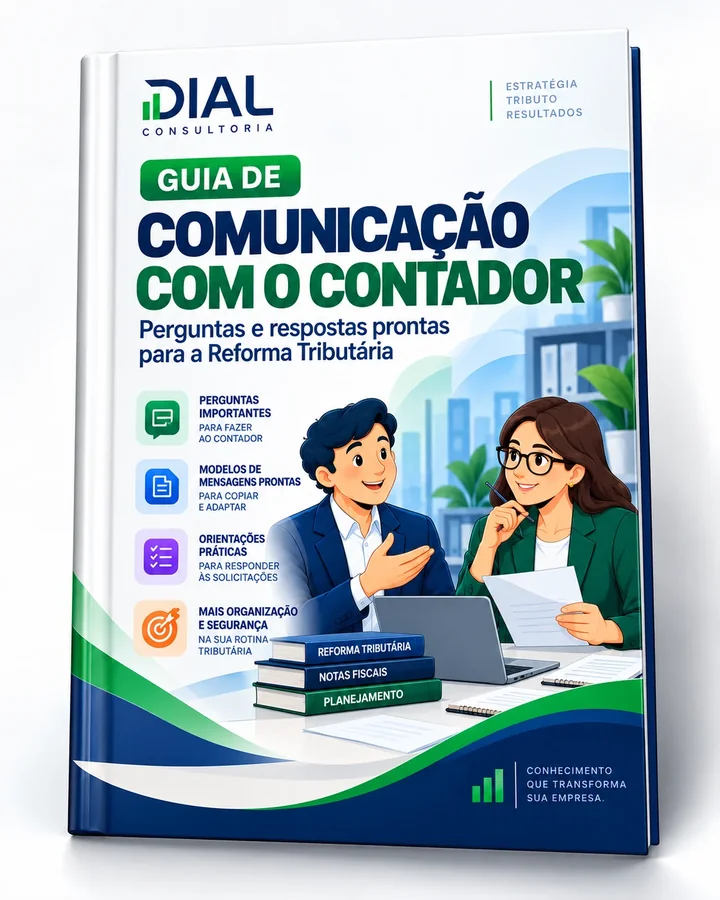 Capa do Guia de Comunicação com o Contador
