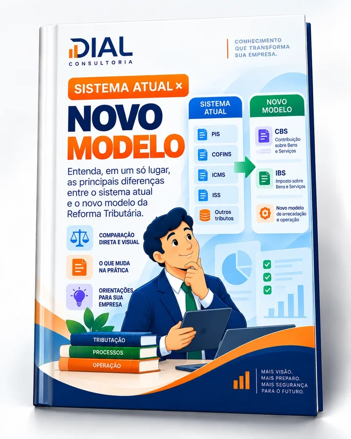 Capa do guia Sistema Atual x Novo Modelo