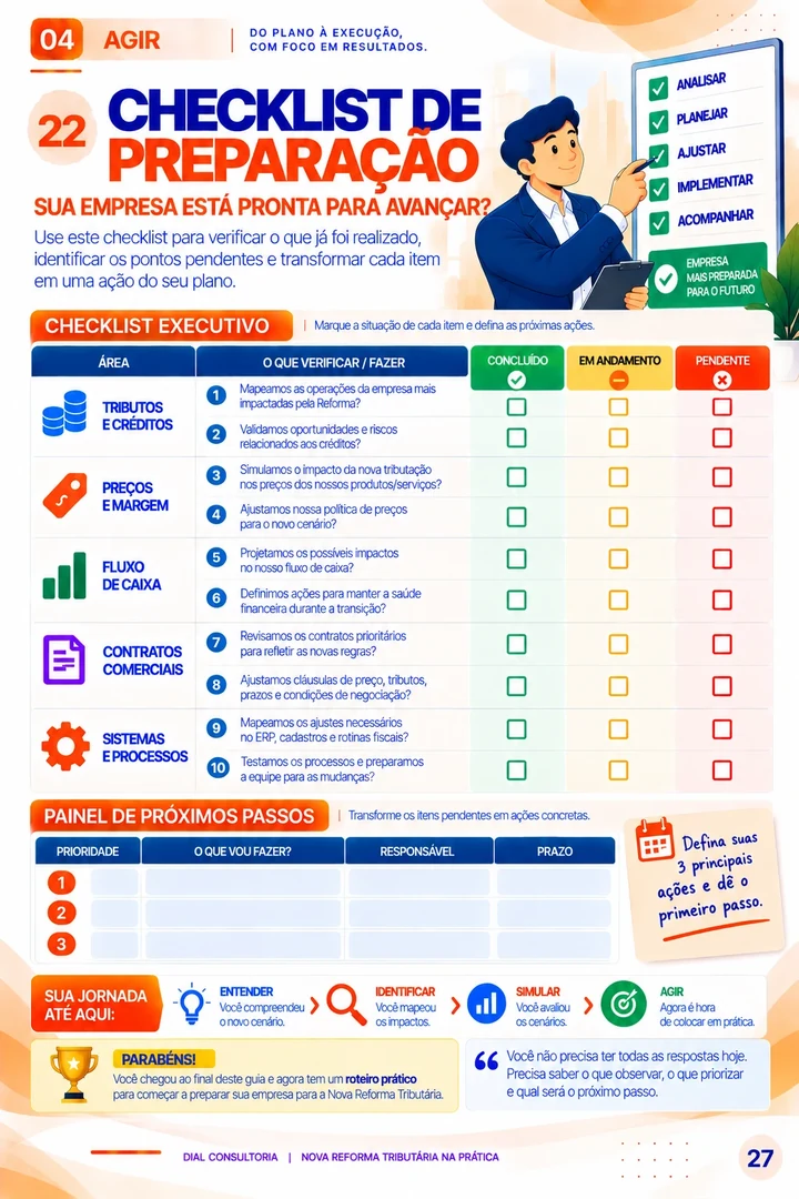 Página 27 — Checklist de Preparação Empresarial